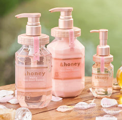 Sidefield Pink shampoo bottle close-up emphasizing the pink hue and design.