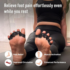 Sidekick toe spacers help realign toe positions during walking.