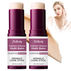 Siekeaty Calcium Volume Multi Balm tube close-up with lightweight hydration