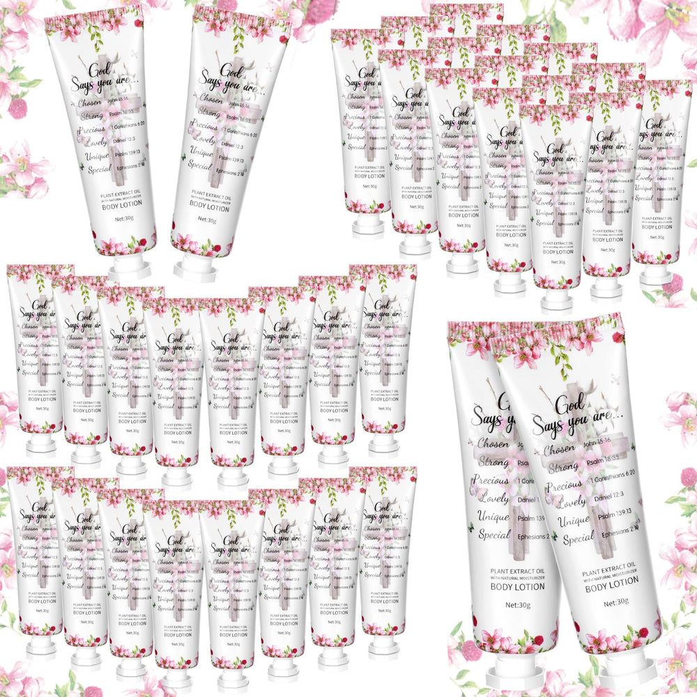 Siifert 24-piece Christian body lotion gift set packaging, ideal for gifting occasions.