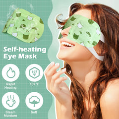 Silicherry eye mask close-up shows soft nonwoven fabric for comfort.