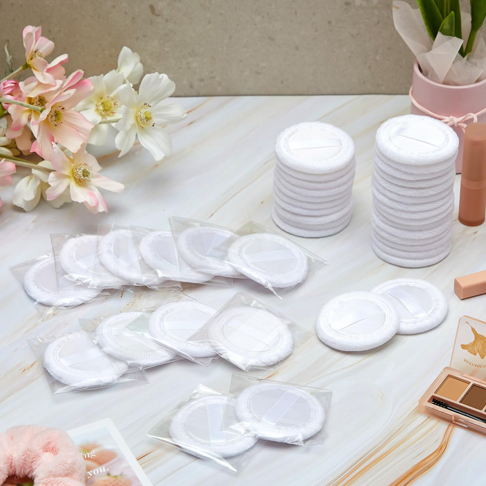 SiliFine satin side close up, powder catching surface for smooth application