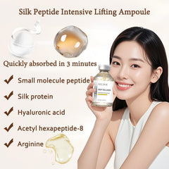 Silk Peptide Intensive Lifting Ampoule after-use glow on model.