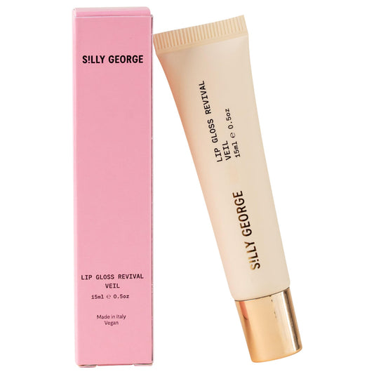 Silly George Lip Gloss Revival bottle front showing glossy, hydrated look