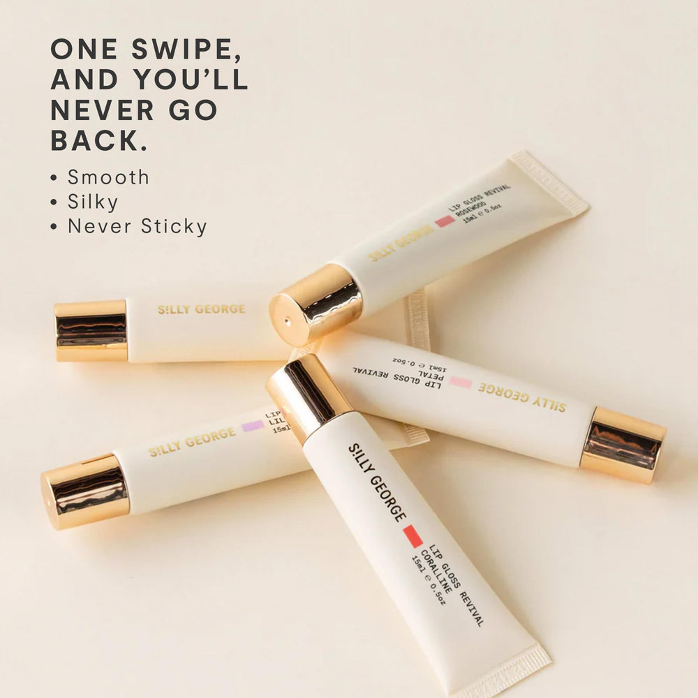 Silly George Lip Gloss Revival thanks to squalane for moisture retention