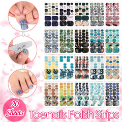 SILPECWEE toe nail stickers gradient colors for quick stylish looks