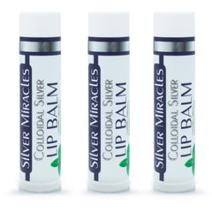Silver Miracles lip balm ingredients include almond oil and coconut for moisture