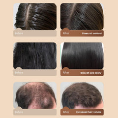 Silvercell Castor Oil Conditioner on damaged hair suggesting smoothing and nourishment