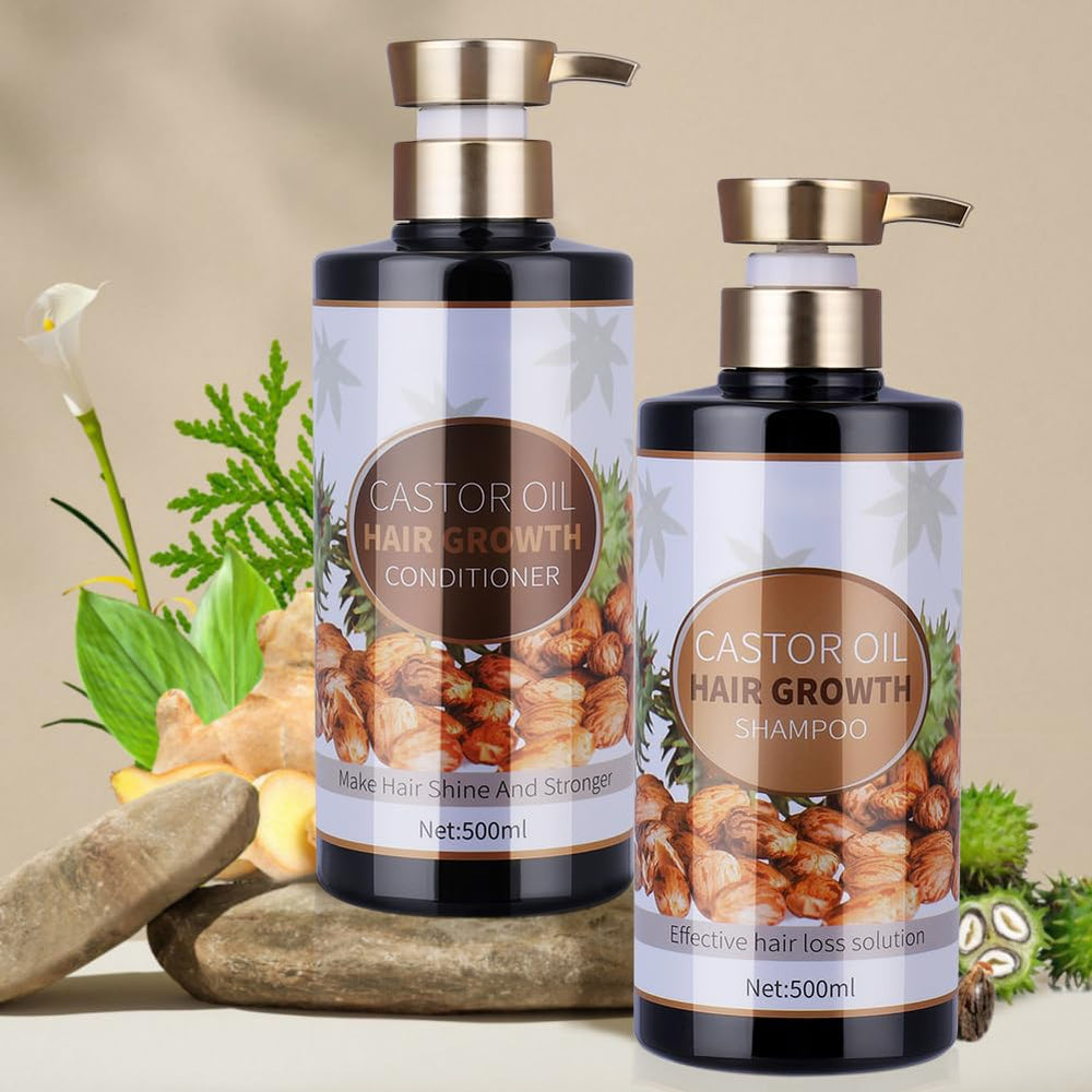 Silvercell Castor Oil Conditioner nourishes roots for healthier hair