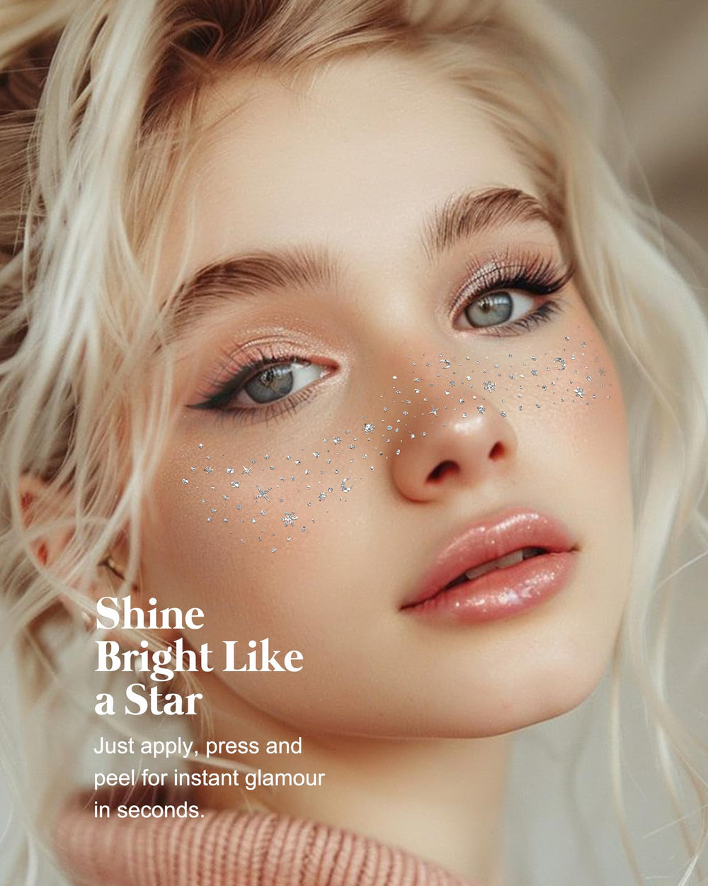 Gift-pack Simpilos glitter patches brighten celebrations and party looks