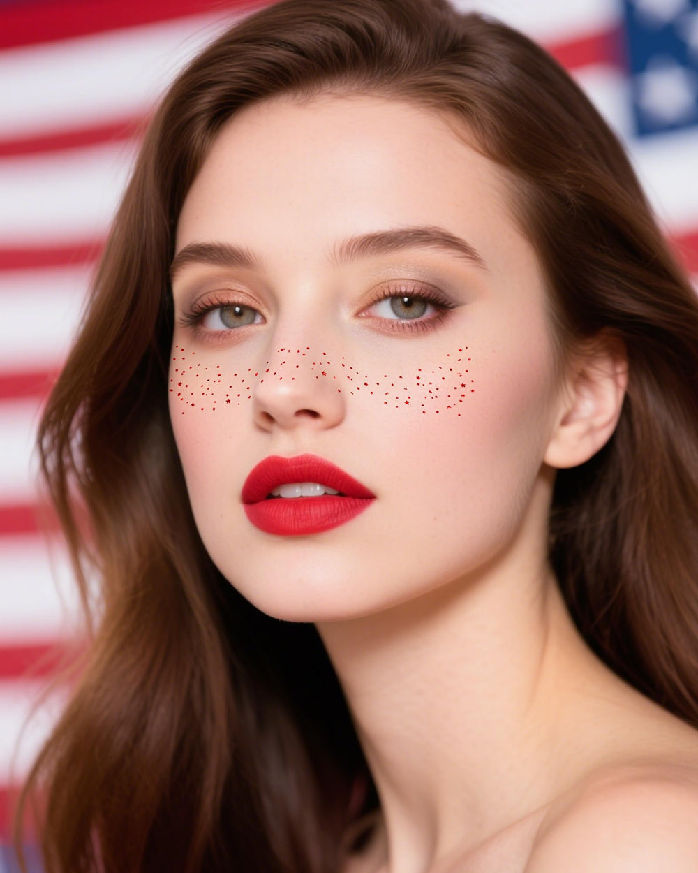 Simpilos waterproof and long-lasting glitter patches withstand active moments.