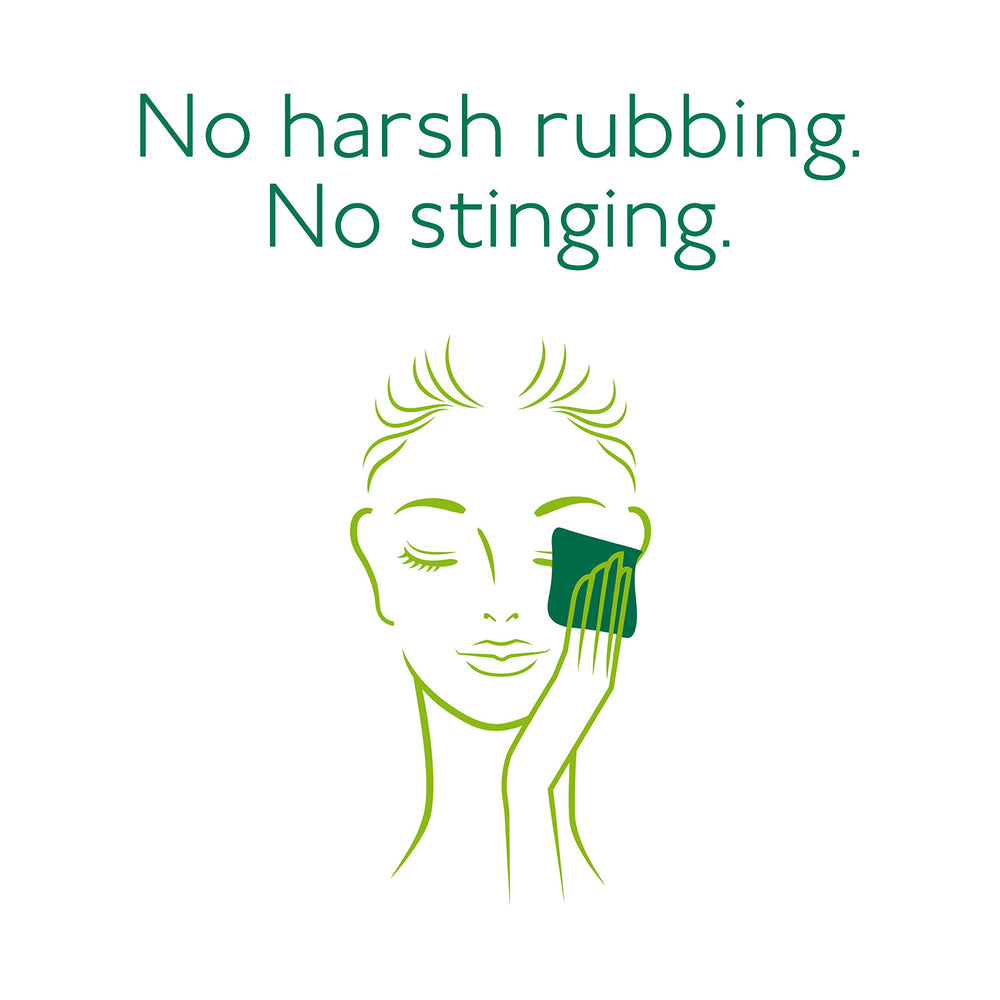 Simple Cleansing Wipes reseal pack for easy on-the-go use.