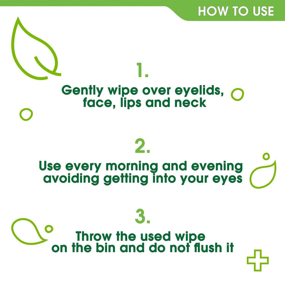 Simple hypoallergenic eye-tested label indicates safe use for sensitive eyes.
