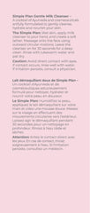 SIMPLE PLAN Hydrating Milky Cleanser fragrance-free label; suitable for sensitive skin.