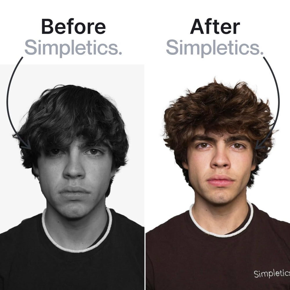 Simpletics sea salt spray mist showing light hold and flexible texture.