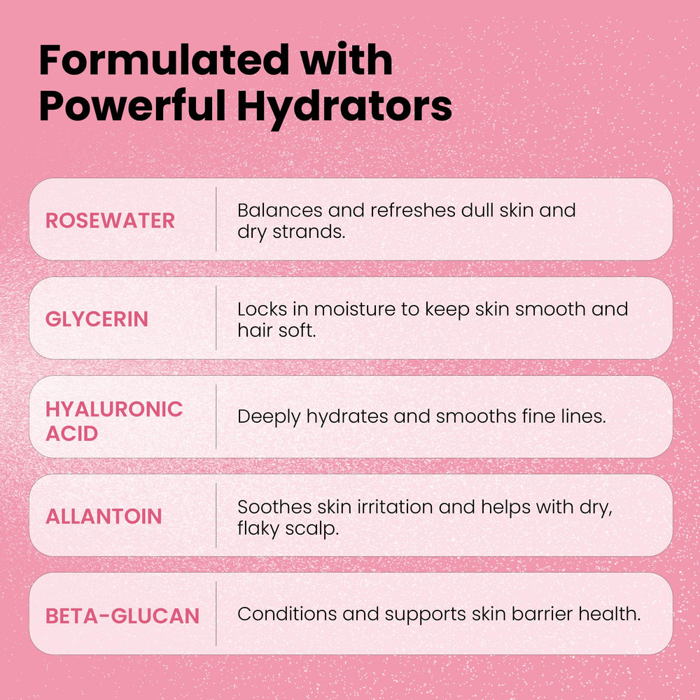 Simplified Skin alcohol-free face mist ideal for sensitive or dry skin.