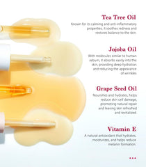 SINAHET Dermaplaning Oil texture close-up shows light emulsification with water.