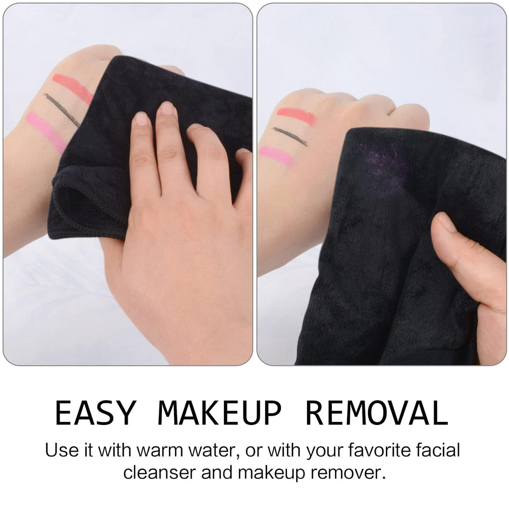 SINLAND microfiber face cloth reinforced edges prevent unraveling during washes.