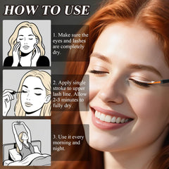 Nighttime SINPIN lash care routine for gentle overnight use.