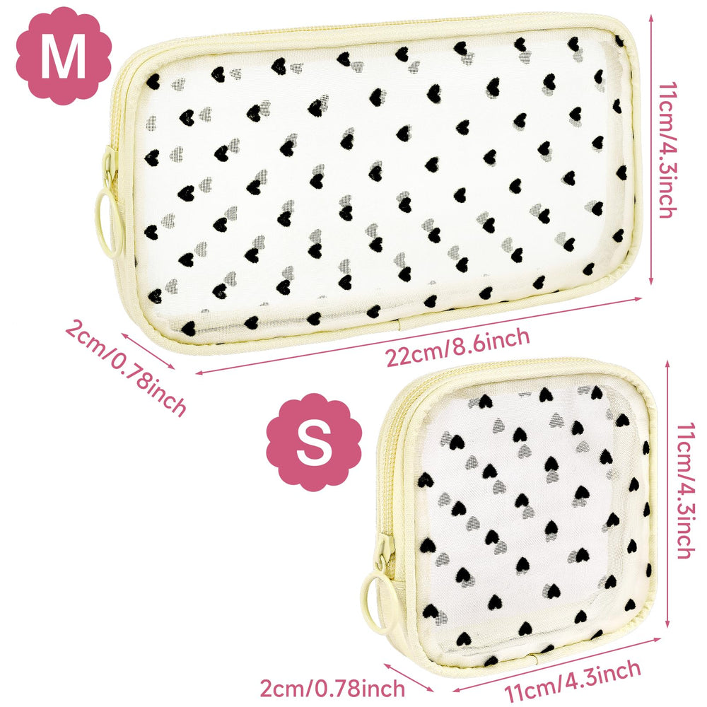 Sinzip travel essentials mesh pouch keeping toiletries and documents tidy