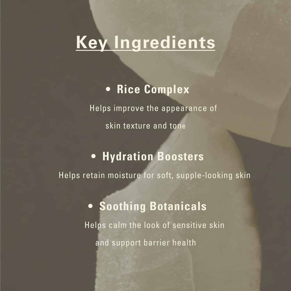 Applying SIOT Rice Jam Mask on face for gentle hydration and cleansing.