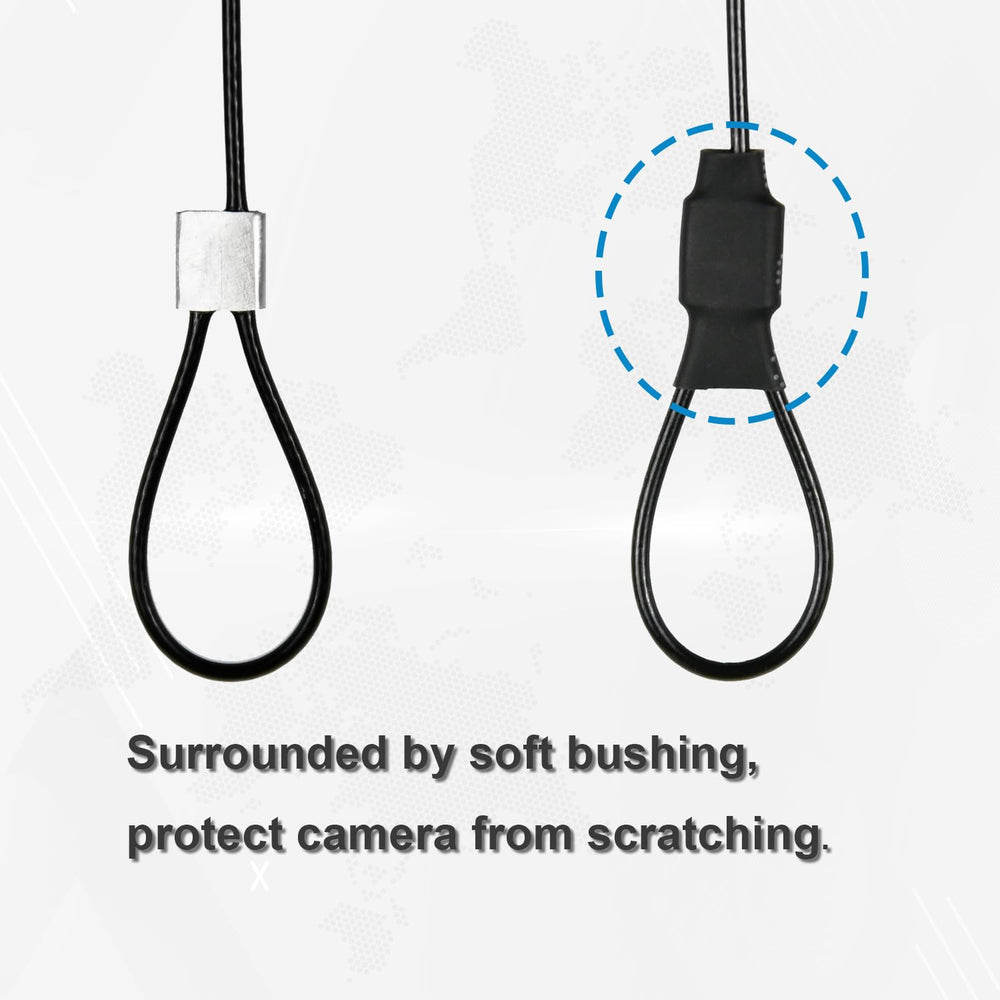 SIOTI tether next to ruler showing 48-inch length for secure reach
