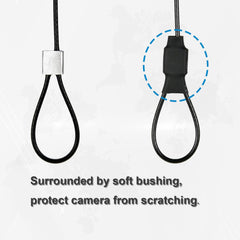 SIOTI tether next to ruler showing 48-inch length for secure reach