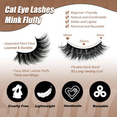 SISIYDY curved lashes provide full volume with a gentle lift.