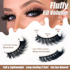 Handcrafted premium materials from SISIYDY yield natural wispy fullness