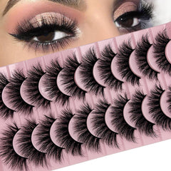 SISIYDY wispy lashes 18mm for natural-looking fullness.