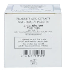 Eye area puffiness before and after with Sisley balm visuals