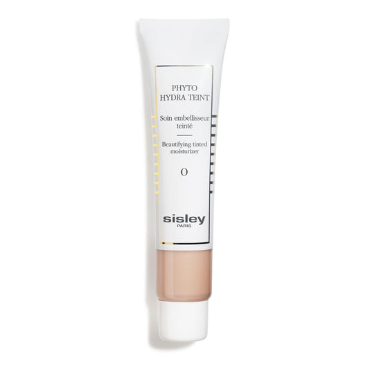 Sisley Paris Phyto-Hydra Teint No 0 bottle closeup with natural finish