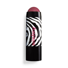Sisley Phyto-Blush Twist 7 Berry swatch on cheek for natural, long-lasting color