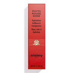 Sisley Paris Phyto-Rouge Shine Bel Air swatch showing sheer glow