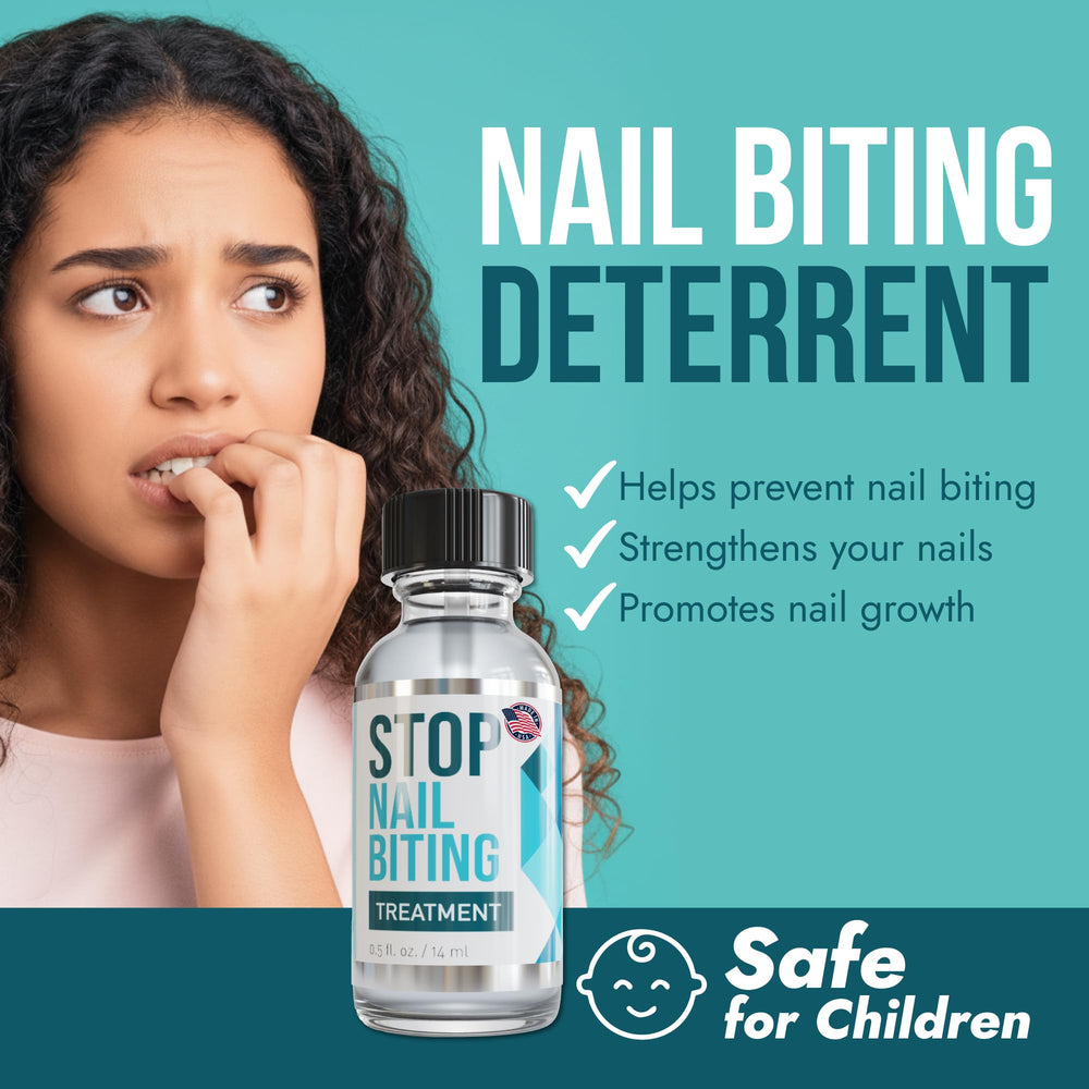 SISQUOC HEALTHCARE Stop Nail Biting application brush demonstrates easy, quick on-nail coating