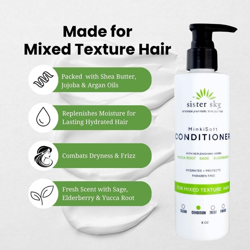 Sister Sky MinkiSoft smooths frizz for sleek, manageable tresses