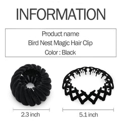 Close-up of Sizobi clip displaying plush velvet and interior grip in black