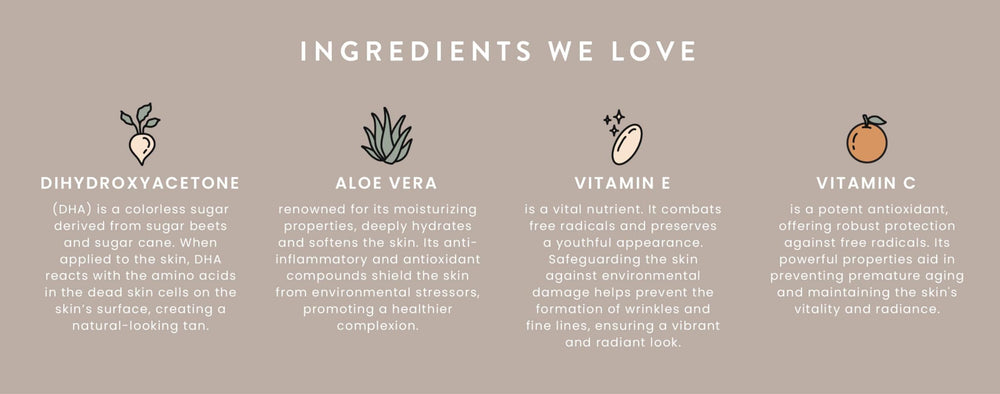 SJOLIE Sunless No.12 vegan formula avoids parabens for gentle skin.