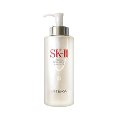 SK-II Facial Treatment Essence bottle close-up highlighting PITERA-rich formula for radiant, hydrated skin.