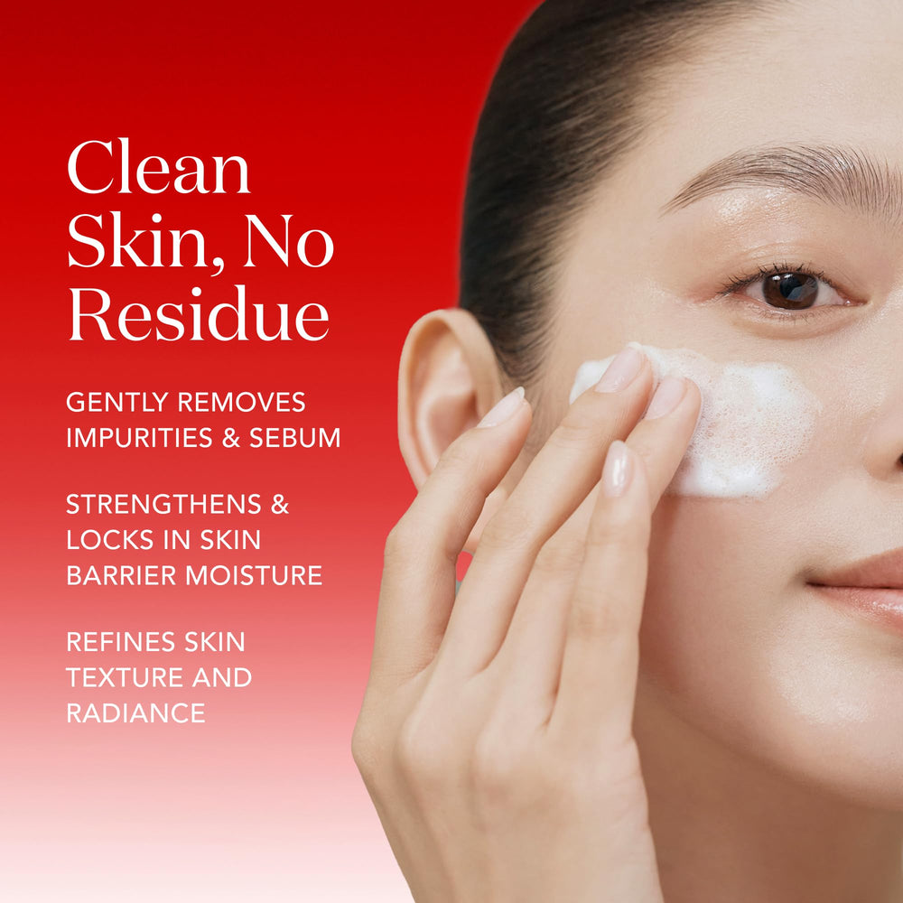 SK-II Foaming Cleanser foam lather delivers a luxurious cleanse while removing makeup.