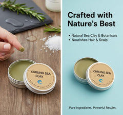 Skaal Curling Sea Clay easy to apply for quick styling on the go