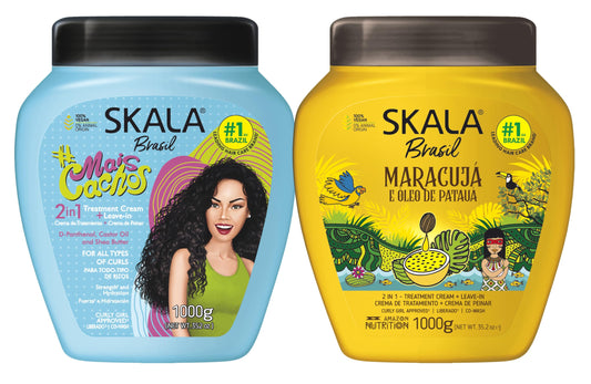 SKALA Hair Type 3ABC bottle pour — lightweight hydration for defined curls.
