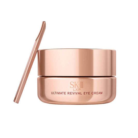 SK II LXP Ultimate Revival Eye Cream tube front for rich hydration