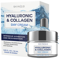 Skin 2.0 moisturizer bottle with pump for easy daily hydration.