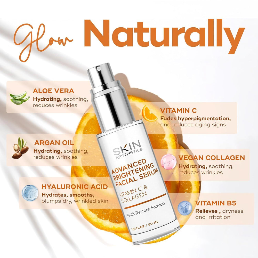 Skin Aesthetics Serum and Moisturizer pump-dispense for easy application