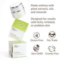 Leaping Bunny cruelty-free emblem beside E-Cream bottle