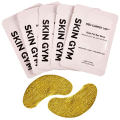 SKIN GYM Gold Foil Eye Mask pack front for brightening under-eye skin