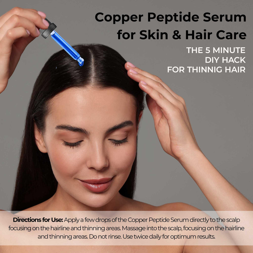 Skin Perfection GHK-Cu copper peptide powder serum base mixing