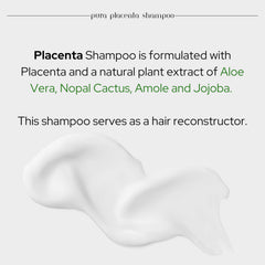 Placenta extract and aloe vera in Skin Revolution Cabellina Pura Shampoo for moisture