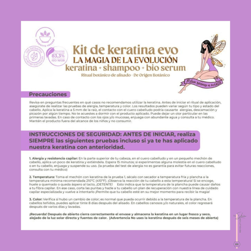 Skin Revolution Ritual Botanico keratin heat protectant spray for styling